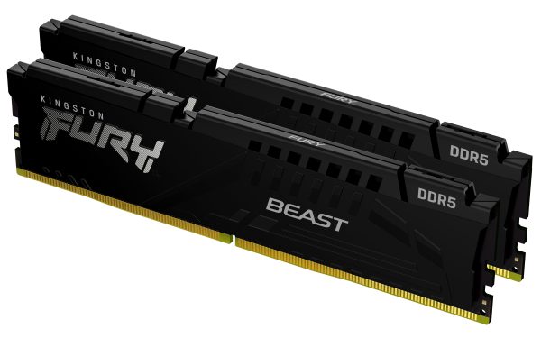 RAM Kingston FURY Beast 16GB (2x8GB) DDR5 4800MHz CL38 KF548C38BBK2-16