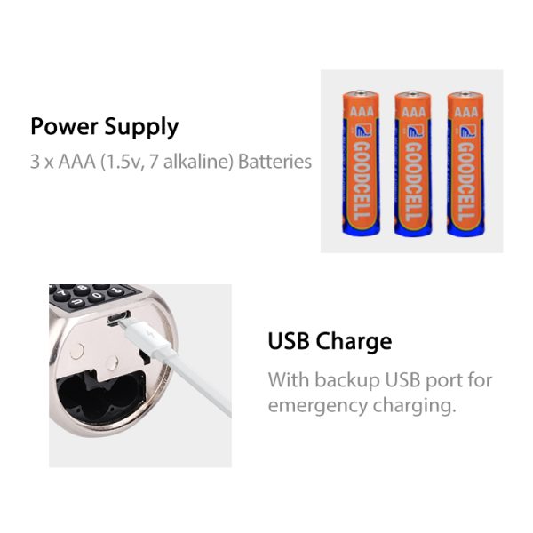 Brava Smart me Bateri (Cilinder) MachPower SM-DLCB-006 (App/Çelës/Fingerprint/Password) – foto 5
