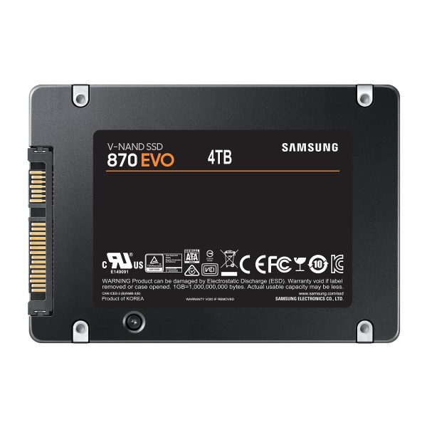 SSD Samsung 870 EVO 4TB 2.5" SATA III (MZ-77E4T0B/EU)