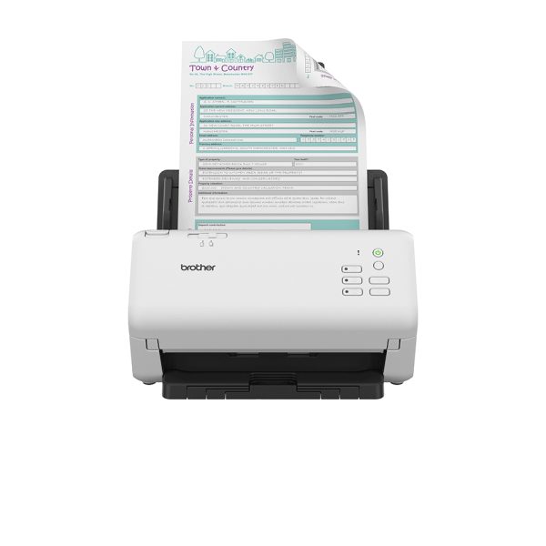 Skaner Brother ADS-4300N A4, 40 ppm, ADF 80 fletë, Rrjet