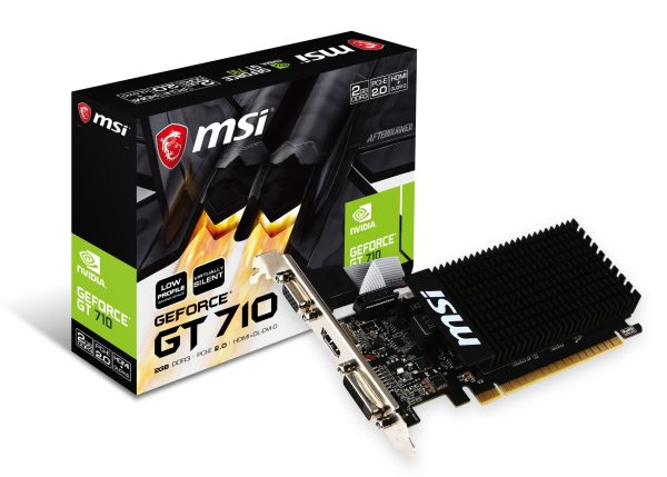 Skedë Grafike MSI GeForce GT 710 2GD3H LP 2GB GDDR3 DVI/HDMI/VGA Low Profile – foto 2