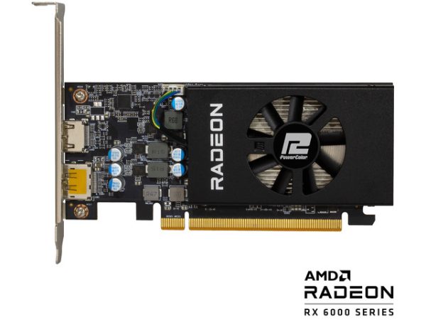 Skedë Grafike PowerColor Radeon RX 6400 Low Profile 4GB GDDR6 AXRX 6400 LP 4GBD6-DH