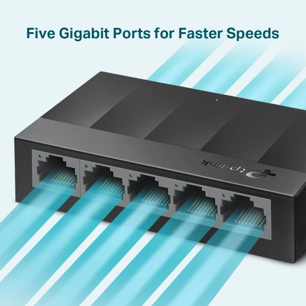 Switch 5 Porta Desktop Gigabit TP-Link TL-SG1005D – foto 3