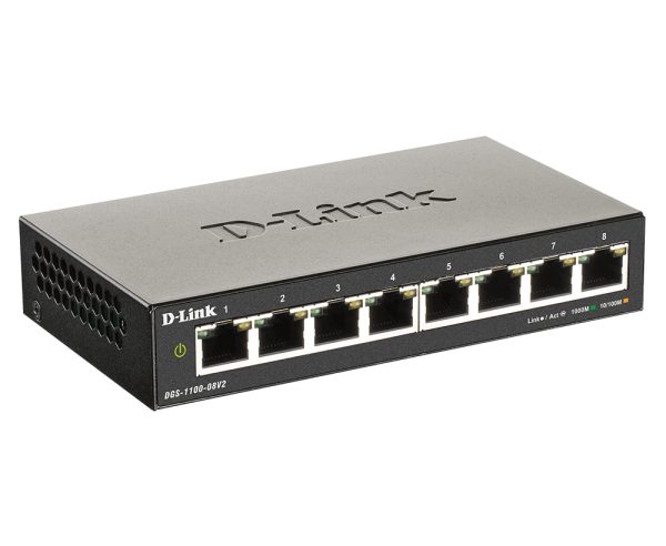Switch Desktop Managed Gigabit D-Link DGS-1100-08V2 – foto 3