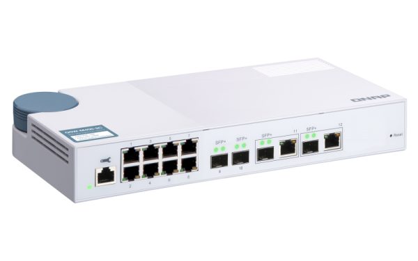 Switch QNAP QSW-M408-2C 8 porta Desktop Gigabit Managed L2, 2 porta 10GbE SFP+/NBASE-T Combo, 2 porta 10G SFP+ – photo 3