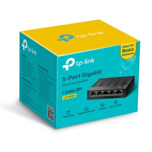 Switch TP-Link LS1005G, 5 Porta Gigabit, Desktop