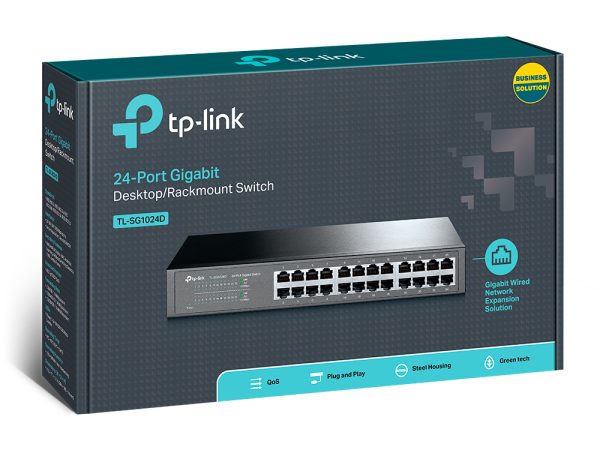 Switch TP-Link TL-SG1024D 24 Porta Gigabit Rackmount – foto 4