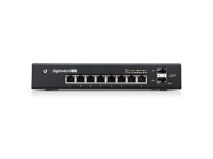 Switch Ubiquiti EdgeSwitch ES-8-150W, 8 Porta Gigabit PoE+ + 2 SFP, i Menaxhuar