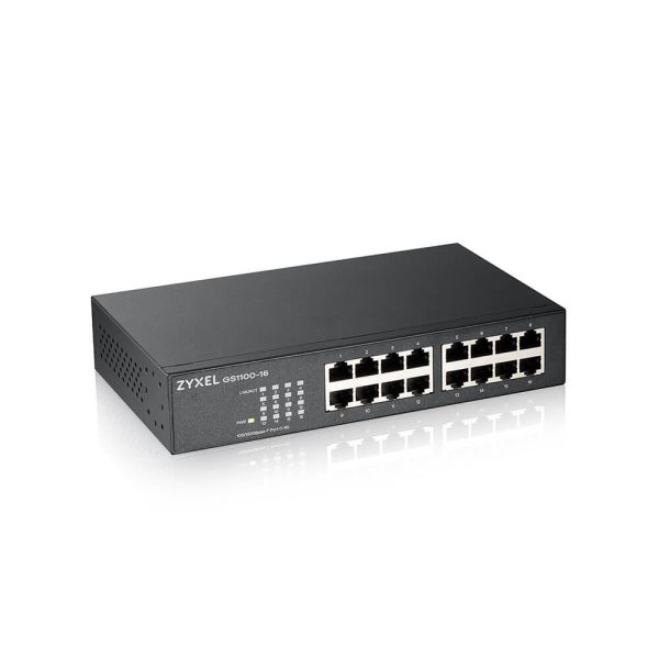 Switch Zyxel GS1100-16 16-Porta Gigabit Desktop Unmanaged – foto 2