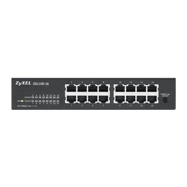 Switch Zyxel GS1100-16 16-Porta Gigabit Desktop Unmanaged – foto 5