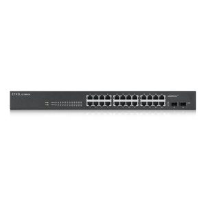Switch Zyxel GS1900-24, 24 Porta Gigabit + 2 SFP, Managed L2, Rackmount