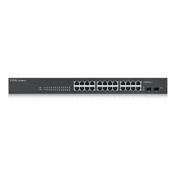Switch Zyxel GS1900-24, 24 Porta Gigabit + 2 SFP, Managed L2, Rackmount