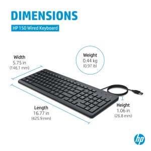 Tastierë USB HP 150