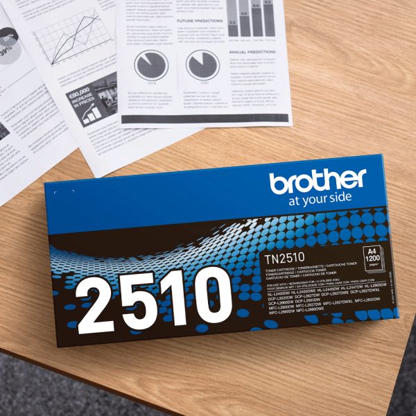 Toner Brother TN-2510 BK, deri 1200 faqe – foto 5