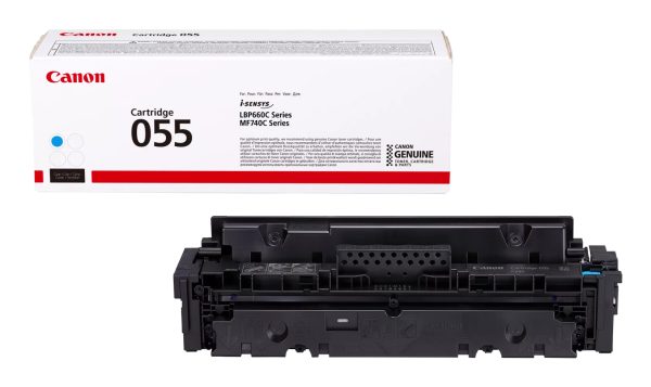Toner Canon 055 Cyan, 2100 faqe - LBP-664Cx, i-SENSYS MF 774Cdw (3015C002)