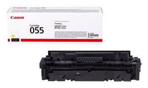 Toner Canon 055 Y, i verdhë (2100 faqe) - LBP664Cx, MF744Cdw, MF742Cdw