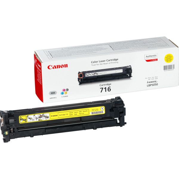 Toner Canon 716 Yellow (1977B002) për LBP5050/5050n, MF8030Cn - 1500 faqe