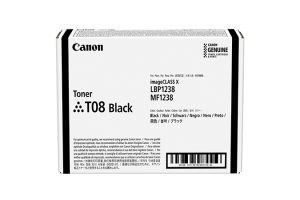 Toner Canon T08 Black (3010C006) - 11.000 faqe, për i-SENSYS X1238 Series