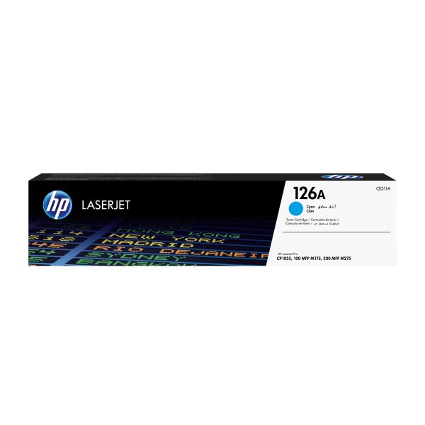 Toner HP 126A Cyan (CE311A) - 1000 faqe, për LaserJet Pro CP1025