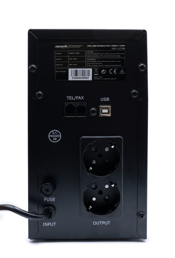 UPS Mach Power UPS-LIT13M 1300VA/720W Tower, 2 USB + Software – foto 2