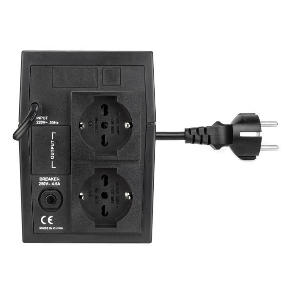 UPS Vultech UPS650VA-LITE 650VA/360W Shuko – foto 2