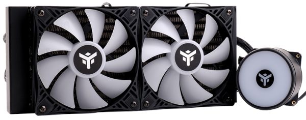 Ventola CPU itek EVOLIQ 240 Rainbow, AIO Liquid Cooler, Universale AMD/Intel, 240mm – foto 2