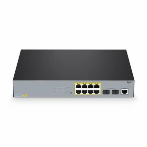 Switch i Menaxhueshëm FS S3150-8T2FP 8 Porta Gigabit PoE + 2 SFP, 150W, Desktop/Rack