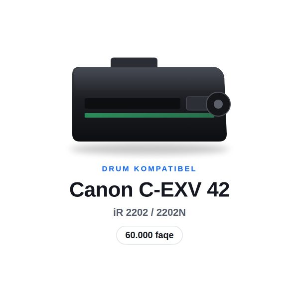Drum Kompatibel Canon C-EXV 42, 60.000 faqe