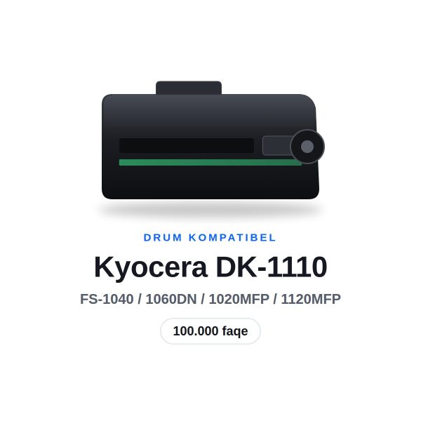 Drum Kompatibel Kyocera DK-1110, 100.000 faqe