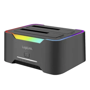 Dublikator 2 HDD LogiLink QP0036, USB 3.2/USB-C, SATA III 2.5″/3.5″
