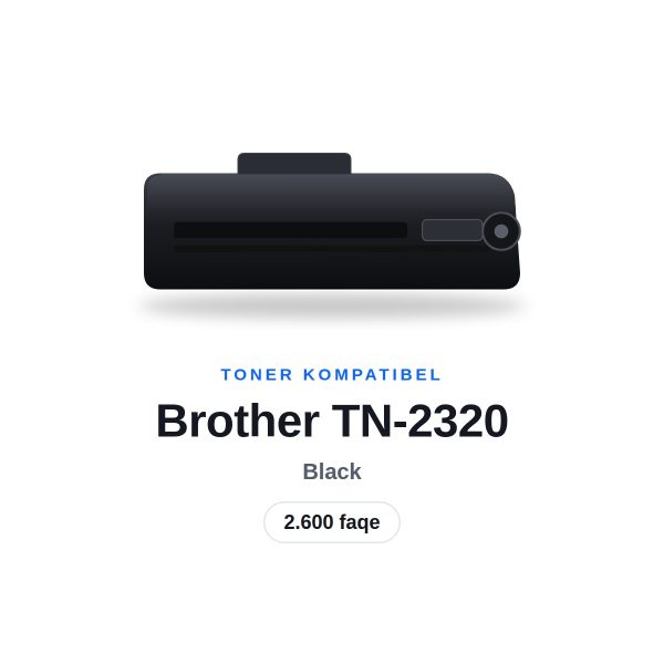 Toner Kompatibel Brother TN-2320 i Zi, 2.600 faqe