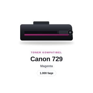 Toner Kompatibel Canon 729 Magenta, 1.000 faqe
