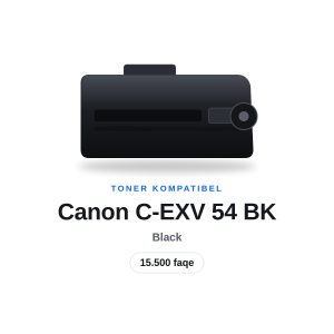 Toner Kompatibel Canon C-EXV 54 BK i Zi, 15.500 faqe