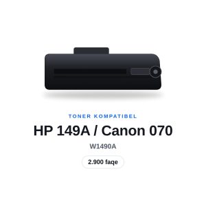 Toner Kompatibel HP 149A (W1490A) / Canon 070, 2.900 faqe