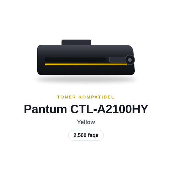 Toner Kompatibel Pantum CTL-A2100HY Yellow, 2.500 faqe