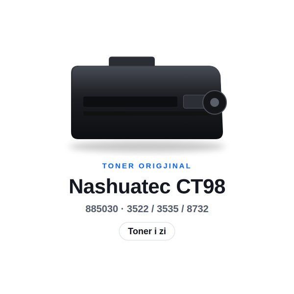 Toner Nashuatec CT98 (885030) i Zi